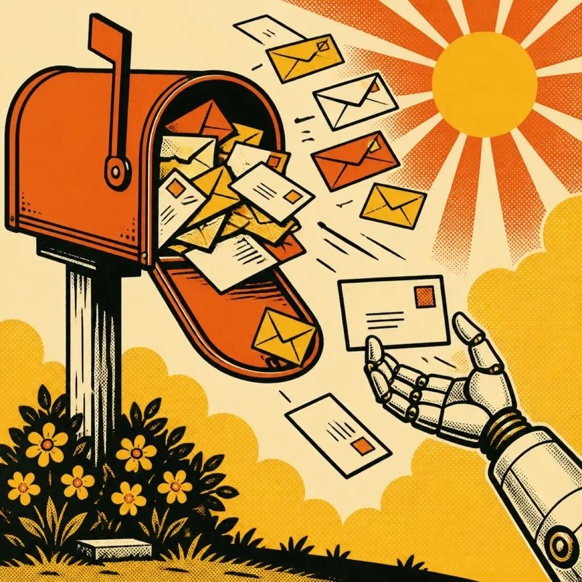 Watches reacting to an inbox